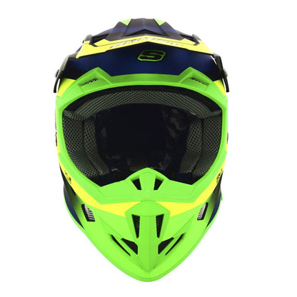 Casco Cross Shaft Mx 33 Raptor Trace Verde