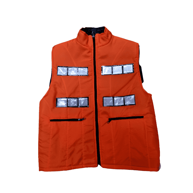 Chaleco Certificado Cuello de Hombre Naranja