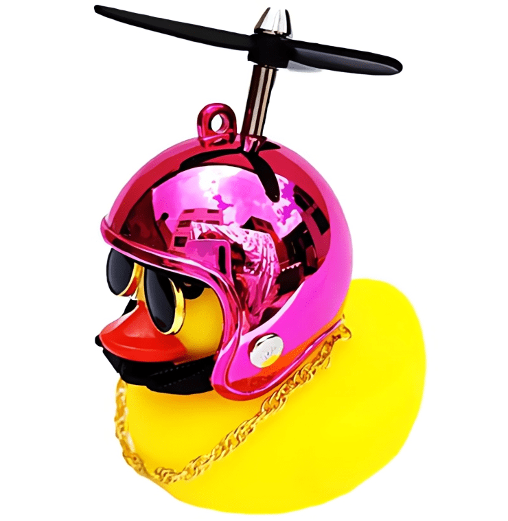 Pato De Goma Para Moto o Bicicleta Con Luz