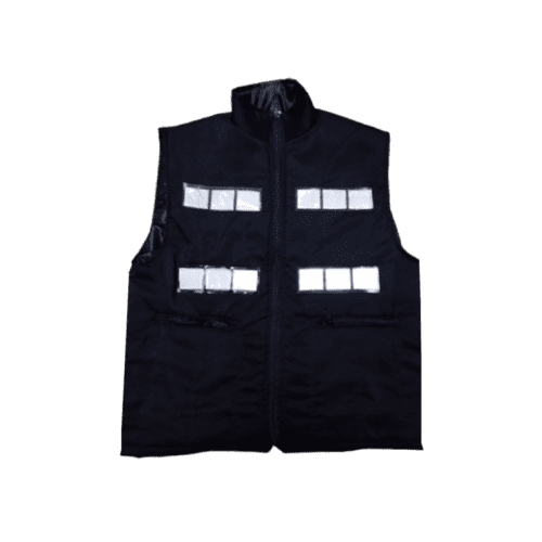 Chaleco Certificado Cuello Hombre Negro