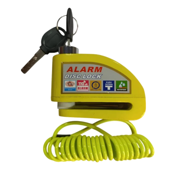 Candado Con Alarma Para Moto Lk