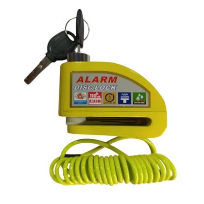 Candado Con Alarma Para Moto Lk