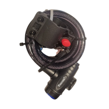 Candado Guaya con llave Motoshopper Negro