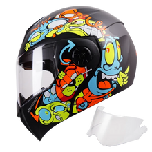 Casco Abatible ICH 3110 Loco Toons+VISOR Adicional Gratis