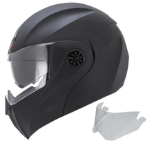 Casco Abatible ICH 3110 Solid Negro +VISOR Adicional Gratis