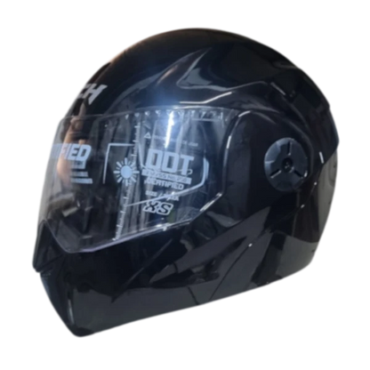 Casco Abatible ICH 3110 Solid Negro +VISOR Adicional Gratis