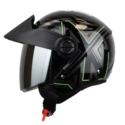 Casco Abierto ICH 102 Edi Rey de Copas Brillo Talla L