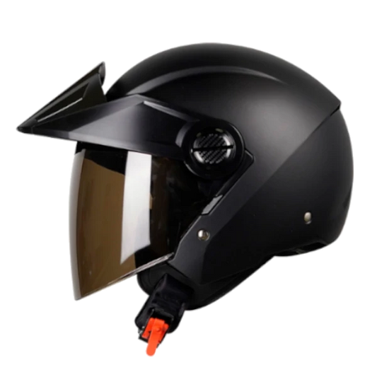 Casco Abierto ICH 102 Solid Negro I.0