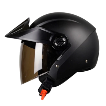Casco Abierto ICH 102 Solid Negro I.0