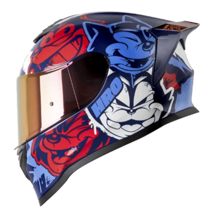 Casco Integral HRO 506 SP Black Cat