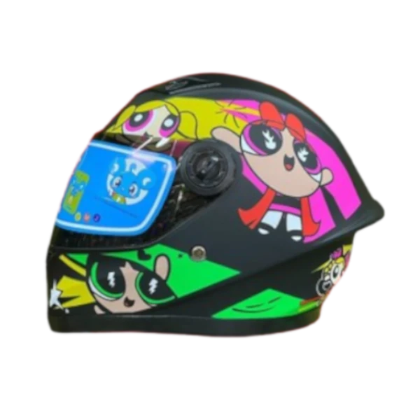Casco Integral Krm Kids Chicas Super Poderosas