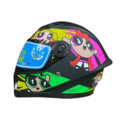 Casco Integral Krm Kids Chicas Super Poderosas
