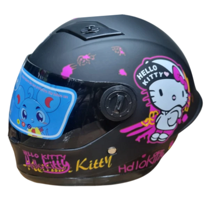 Casco Integral Krm Kids Hello Kitty