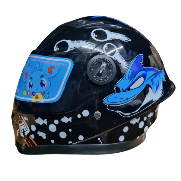 Casco Integral Krm Kids Tiburon