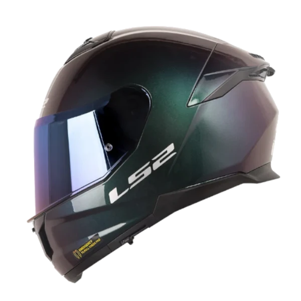 Casco Integral Ls2 808 Stream II Solid Camaleón Brillo Talla M