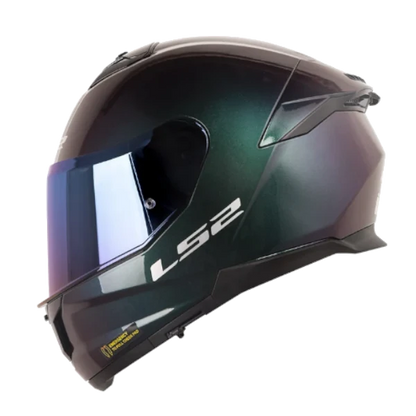 Casco Integral Ls2 808 Stream II Solid Camaleón Brillo Talla M