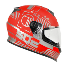Casco Integral SHAFT 502 Crossline Rojo Mate Talla L