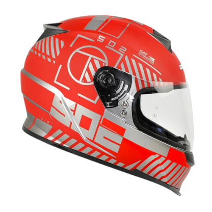 Casco Integral SHAFT 502 Crossline Rojo Mate Talla L
