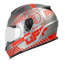 Casco Integral SHAFT 502 Crossline Rojo Mate Talla L