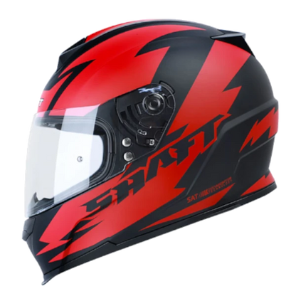 Casco Integral SHAFT 502 Thunderforc Rojo Mate Talla XL