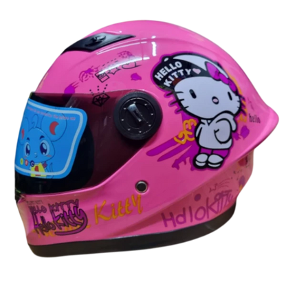 Casco Integral Krm Kids Hello Kitty