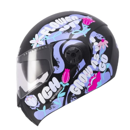 Casco Abatible ICH 3110s Kids Flower Up