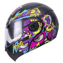 Casco Abatible ICH 3110s Kids Renflex Morado Brillo Talla xs