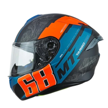 Casco Integral Mt Targo Pro Welcome Fluor Naranja