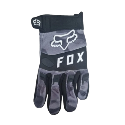 Guante Dedo Largo Fox Gris