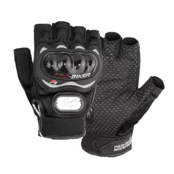 Guante Pro Biker Dedo Corto Mcs04 Con Protección