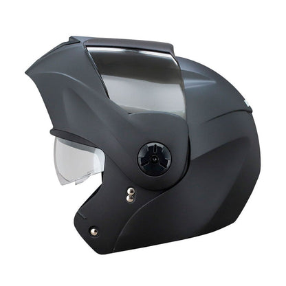 Casco Abatible ICH 3110 Solid Negro +VISOR Adicional Gratis