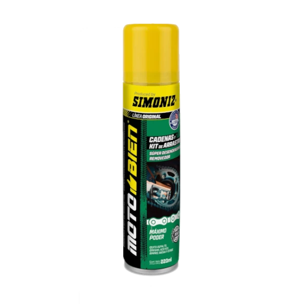Limpiador desengrasante de cadenas 220 ml motobien