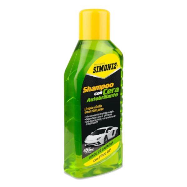 Shampoo con cera autobrillante 600ml motobien