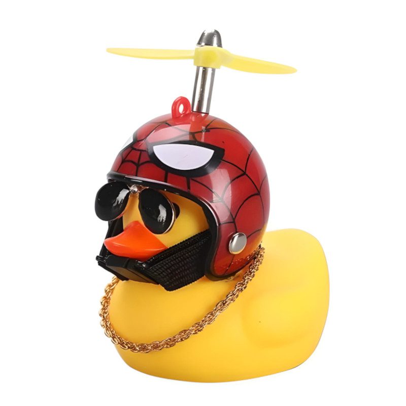 Pato De Goma Para Moto o Bicicleta Con Luz