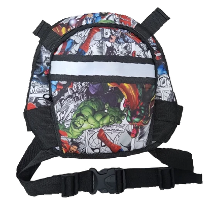 Chaleco Seguridad Niño Bebé Arnés Moto Con Morral