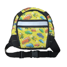 Chaleco Seguridad Niño Bebé Arnés Moto Con Morral - CARS