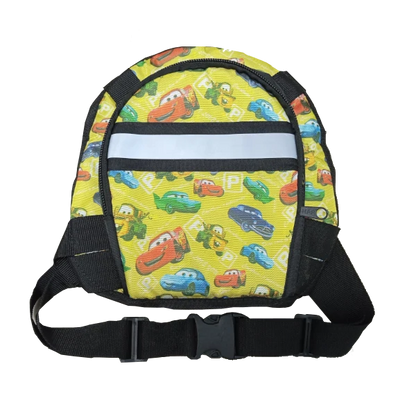 Chaleco Seguridad Niño Bebé Arnés Moto Con Morral