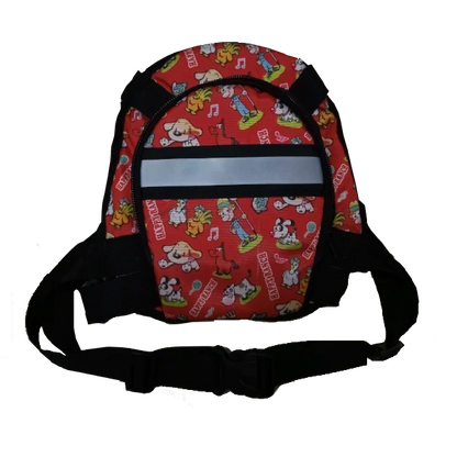 Chaleco Seguridad Niño Bebé Arnés Moto Con Morral