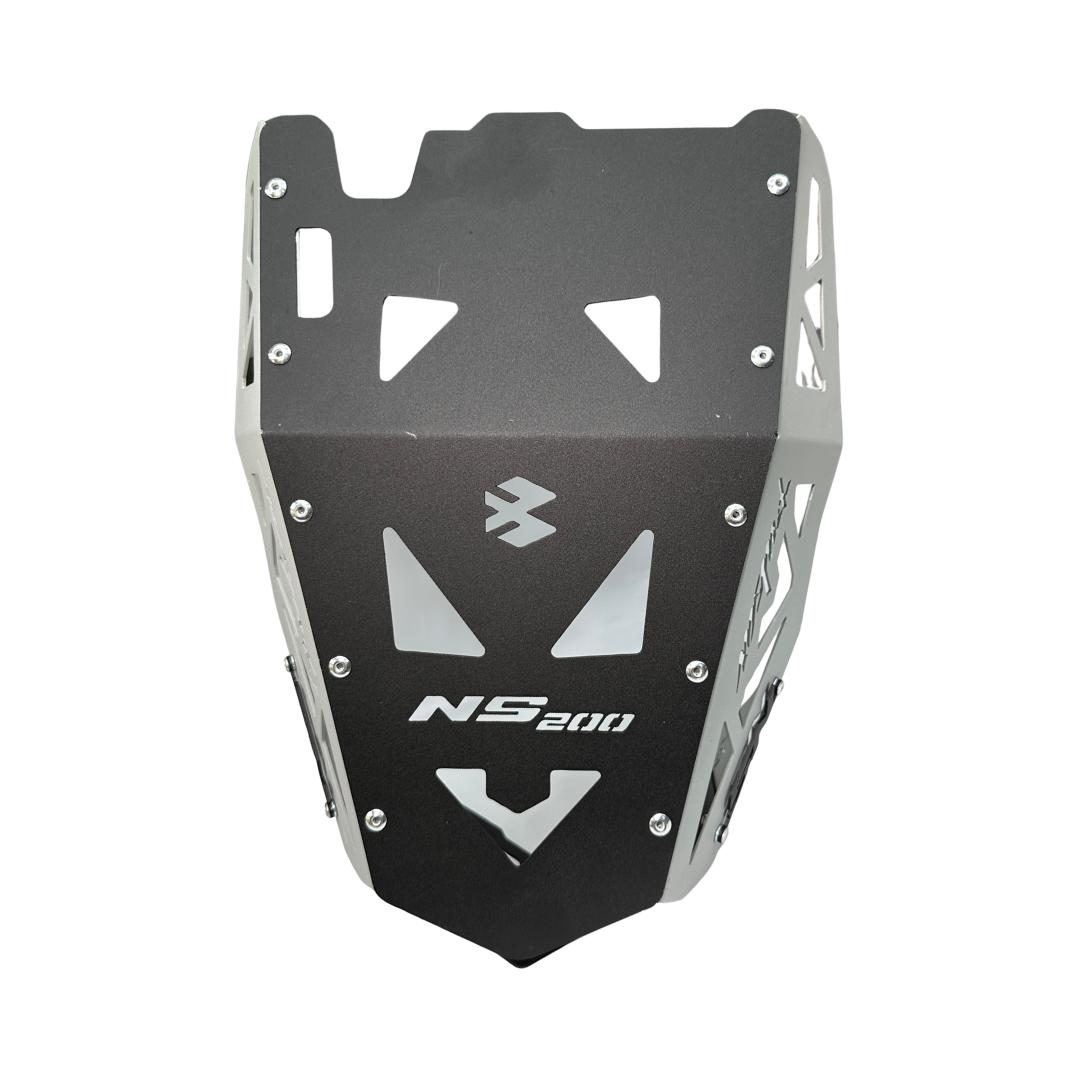 Pechera para moto Pulsar ns 200 negra, Bases incluidas