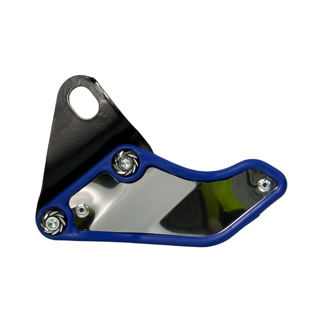 Guía de cadena para moto aleta tiburon azul universal