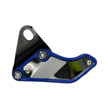 Guía de cadena para moto aleta tiburon azul universal