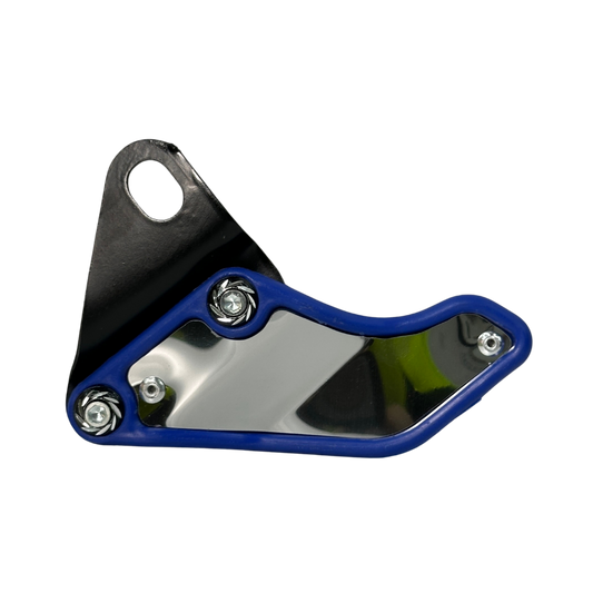 Guía de cadena para moto aleta tiburon azul universal
