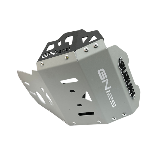Pechera para moto GN 125 gris, Bases incluidas