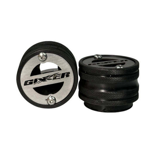 Slider de rueda para moto negra Gixxer