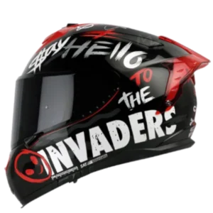 CASCO INTEGRAL SHAFT 610 Invaders NEGRO ROJO