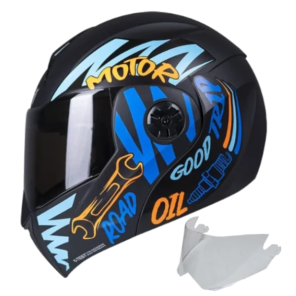 CASCO ABATIBLE ICH 3110 MOTO BV + VISOR