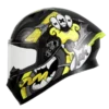 Casco Integral ICH 503 Cash amarillo bv Casco Integral ICH 503 Cash amarillo brillante con doble visera y diseño moderno