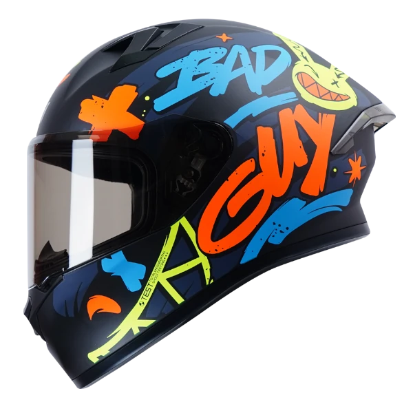 CASCO INTEGRAL ICH 503 BAD NEGRO AZUL BV