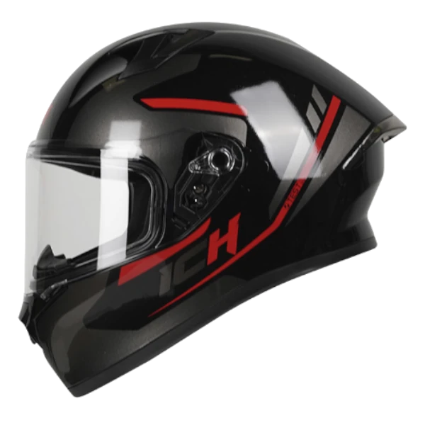 Casco integral ICH 503 Blades color rojo brillo modelo BV