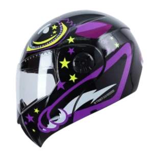 Casco Abatible ICH 3110s Kids Cuttie Kitty New colorido para niños con interior acolchado y sistema abatible